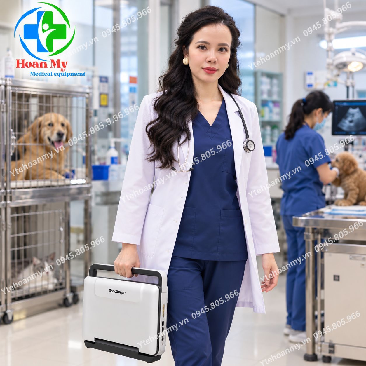 M&aacute;y si&ecirc;u &acirc;m th&uacute; y Sonoscape E3v ch&iacute;nh h&atilde;ng